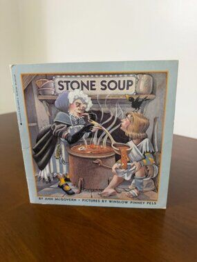 Vintage Scholastic Stone Soup Book Ann McGovern Classic Kids Paperback Folktale.